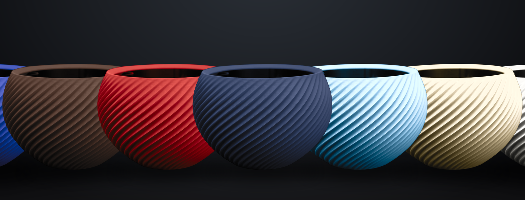 11 colors planters — Every model, in the full palette